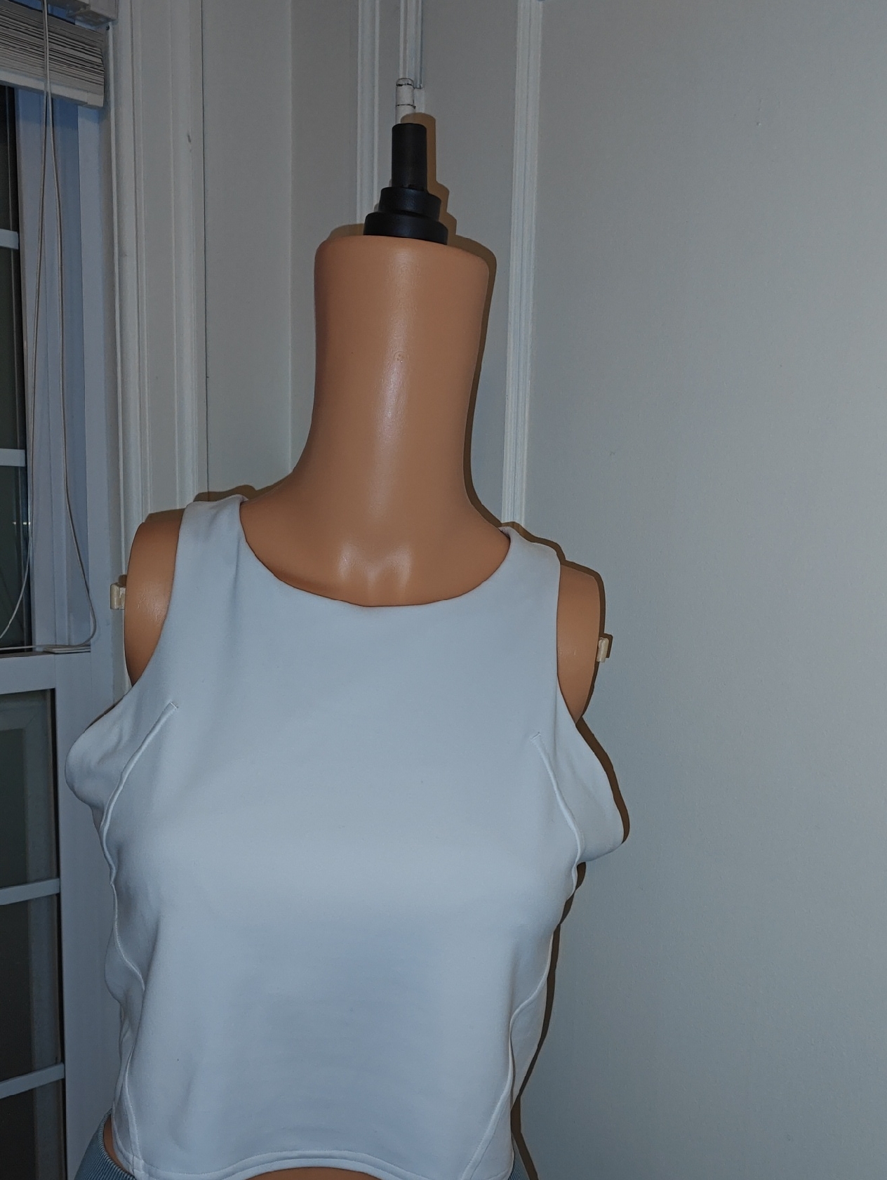 Lululemon Athletica White Sleeveless Tank